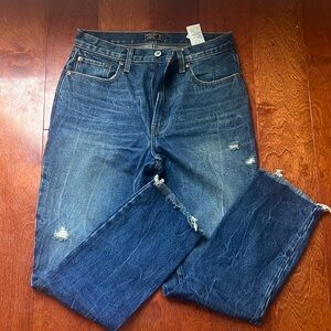 Abercrombie dark blue mom Jean - size 26 regular
